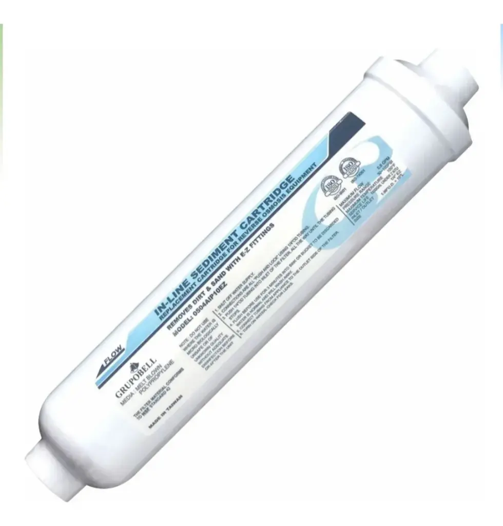 FILTRO DE SEDIMENTOS - POST T33 EN LINEA DE CONEXIÓN RECTO DE 1/4" HEMBRA 