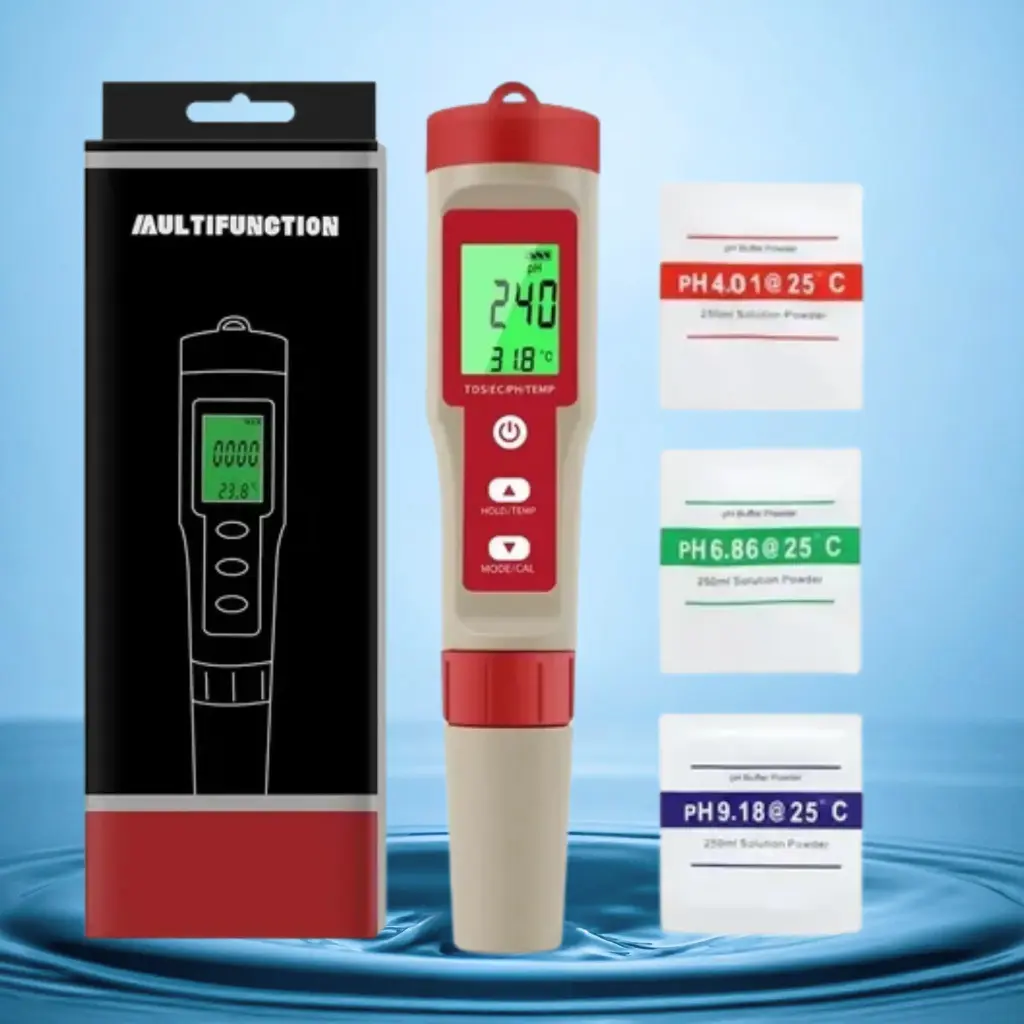 MEDIDOR MULTIFUNCIÓN DE TDS/EC/PH/TEM - CAJA NEGRA