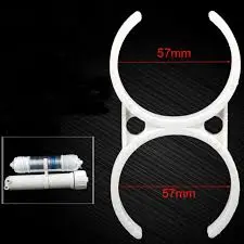 ABRAZADERA DOBLE PARA CARCASA DE OI. DE 57mm. a 57mm.  