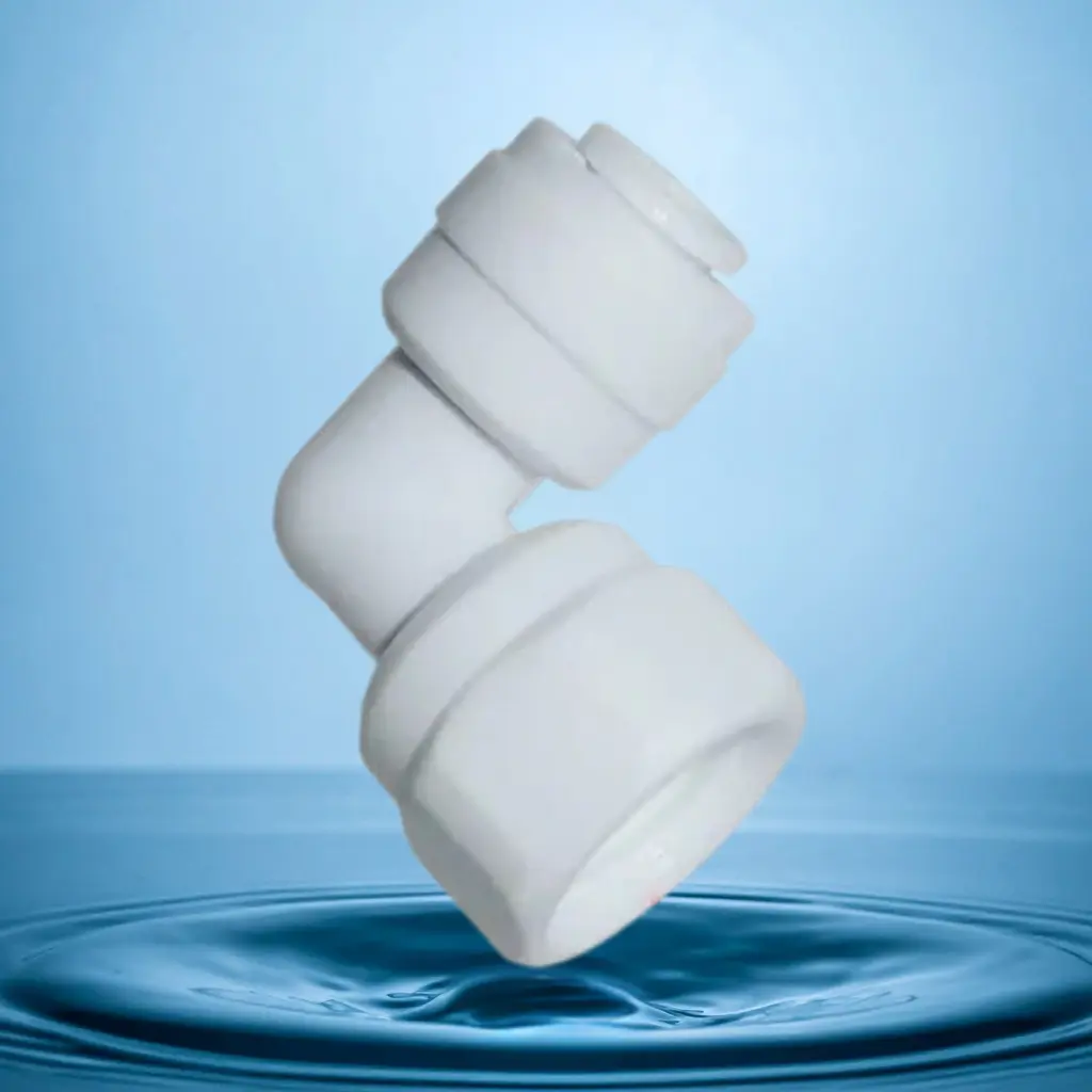 CONECTOR RECTO - CODO RECTO ¼ A ROSCA HEMBRA ¼