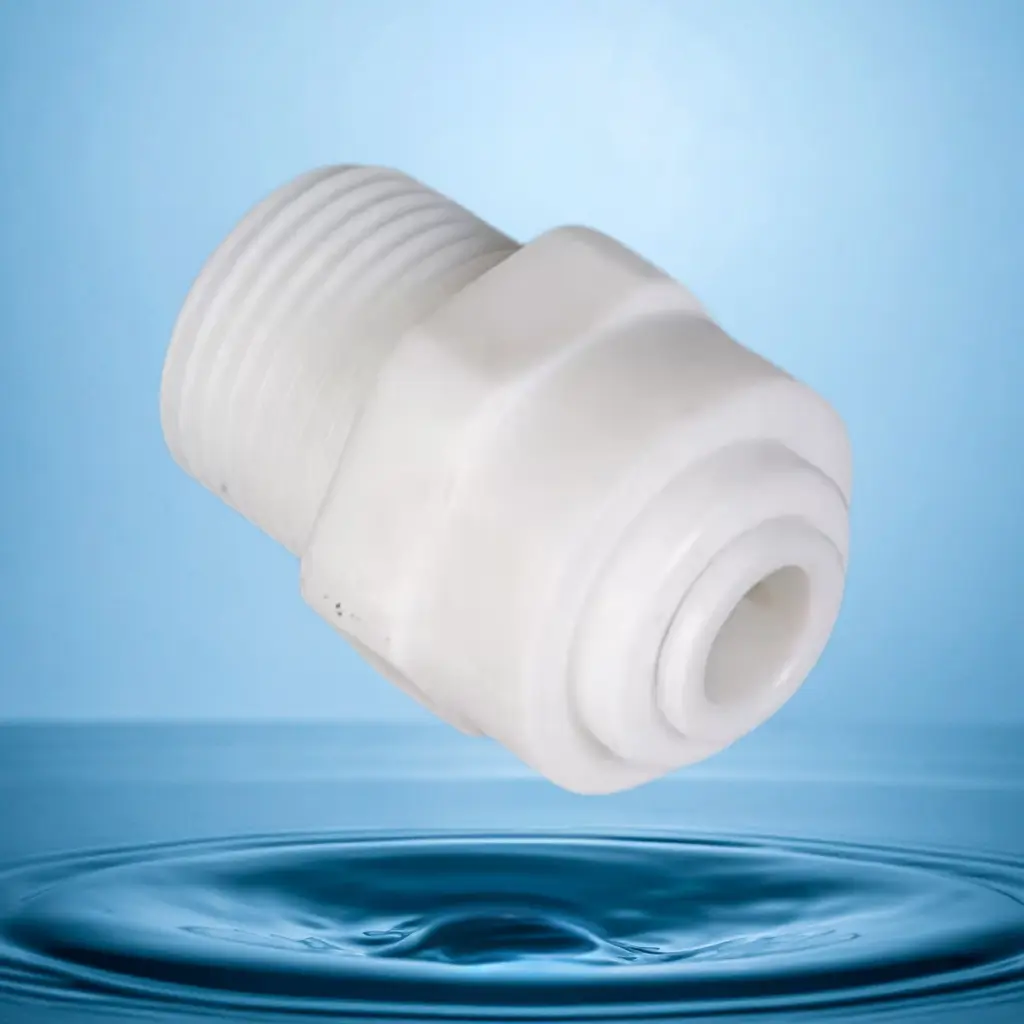 CONECTOR RAPIDO - RECTO ¼ A ROSCA MACHO 3/8