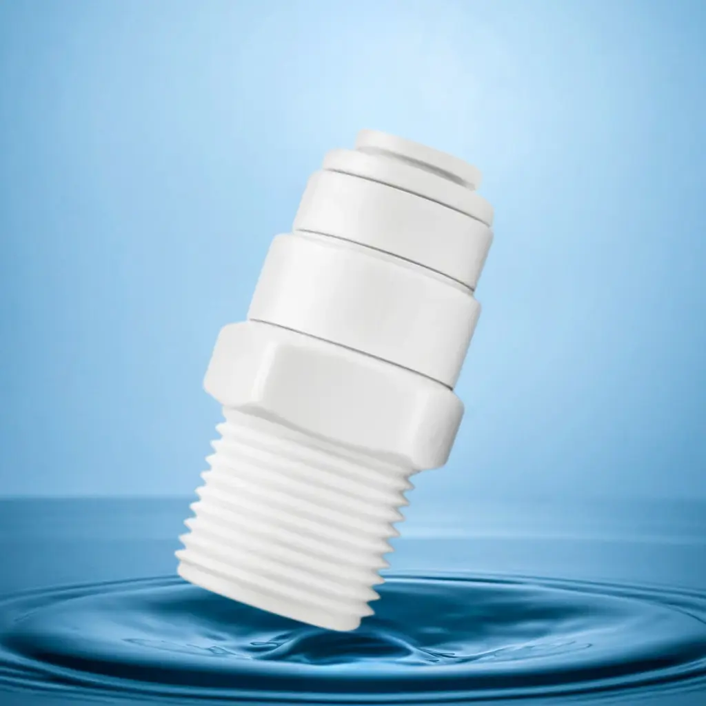CONECTOR RAPIDO - RECTO ¼ A ROSCA MACHO ¼