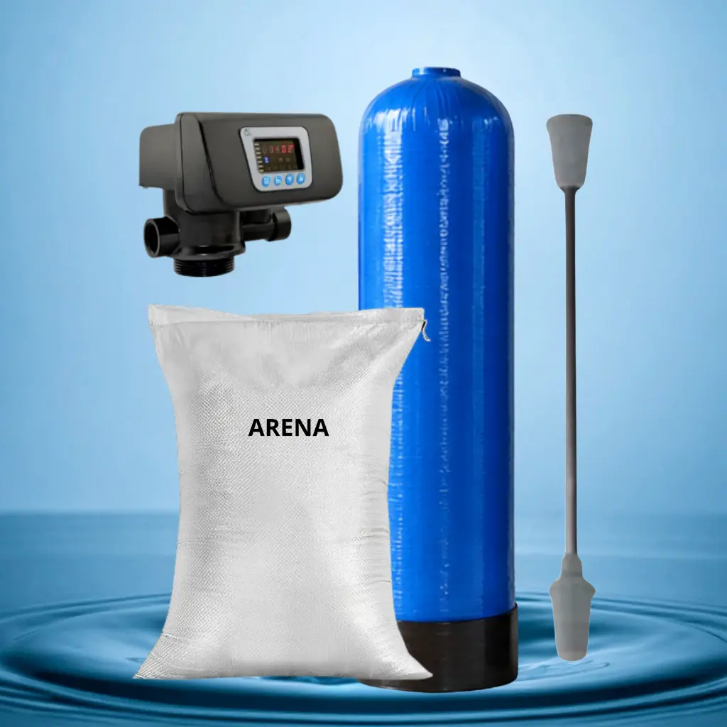 FILTRO DE ARENA CON TANQUE FRP DE 10X54 Y CABEZAL AUTOMATICO