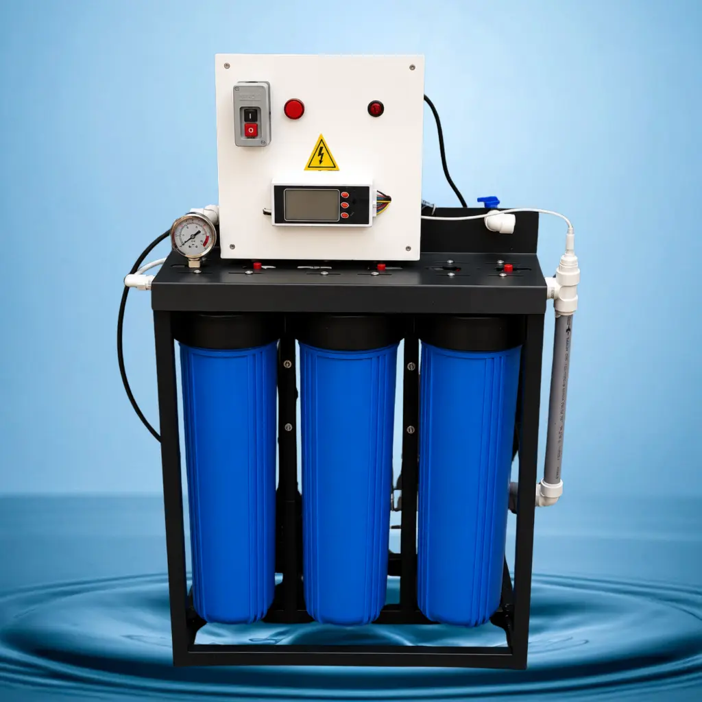 FILTRO - SEMI INDUSTRIAL DE OSMOSIS INVERSA DE 3000L/D CON CONTROL AUTOMATIZADO 
