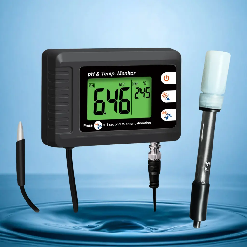 MEDIDOR COMPACTO DE PH Y TEMPERATURA 