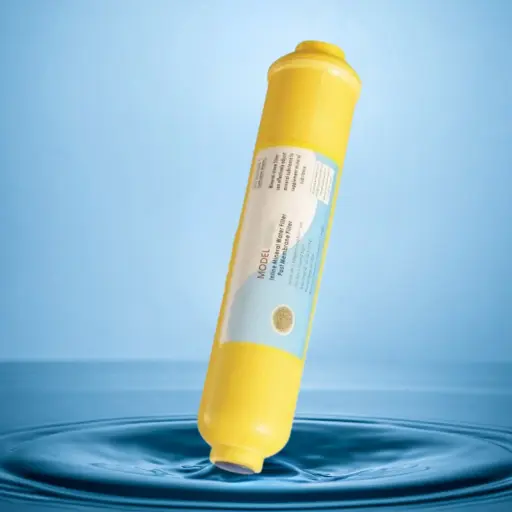 [MINE-T33] FILTRO REMINERALIZADOR EN LINEA AMARILLO - PIEDRAS MINERALES DE CONEXIÓN ROSCA DE 1/4" HEMBRA 