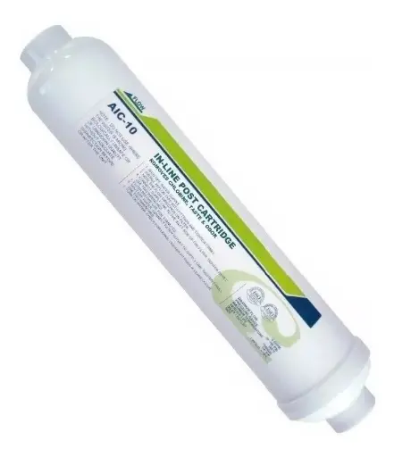 [POST-T33-CAR] FILTRO CARBON ACTIVADO - POST T33 EN LINEA DE CONEXIÓN ROSCA DE 1/4" HEMBRA 