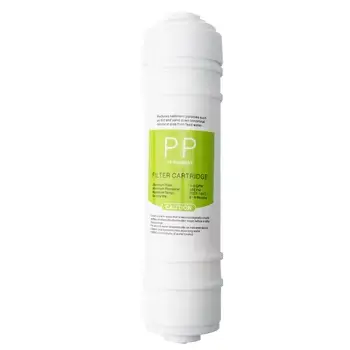 [PP-T33] FILTRO VERDE DE SEDIMENTOS  EN LINEA - CONEXIÓN RECTA MACHO DE 1/4"