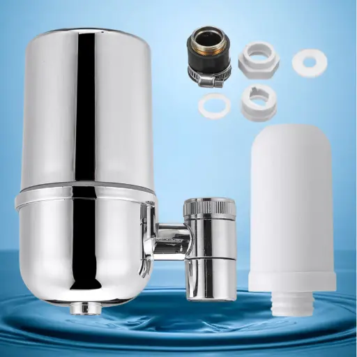 [STD-6000L] FILTRO PARA EL GRIFO DE LA COCINA DE 6000 LITROS PLATEADO 