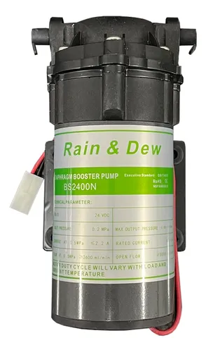 [BS2400N] BOMBA OSMOSIS INVERSA DE 400GPD / 24VOLTS
